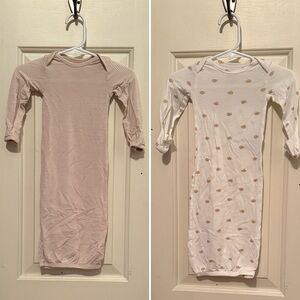 Pair of 2 Newborn Sleep gowns soft & comfortable